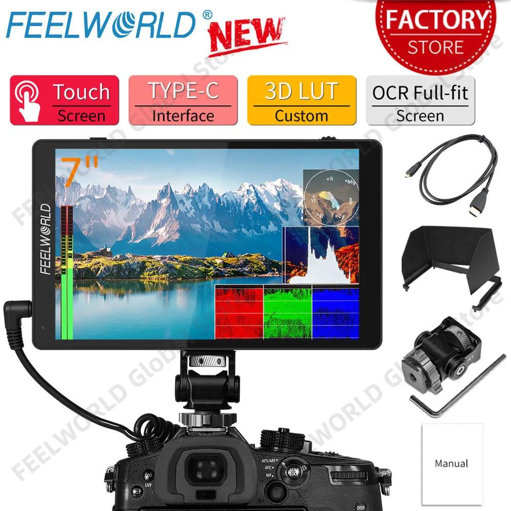 FEELWORLD DSLR ī޶ ʵ  , F7 PRO, 7 ġ 3D LUT ġ ũ, 4K 60Hz HDMI, 1920x1200 IPS F970 ܺ  ŰƮ